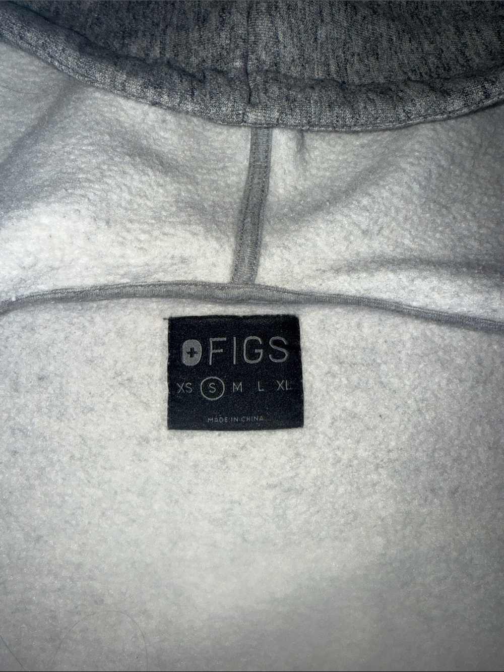 Women’s FIGS zip up hoodie small - Picture 3 of 3